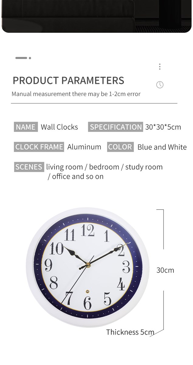 Time ArtNordic wall clock Enjoy Light Luxury