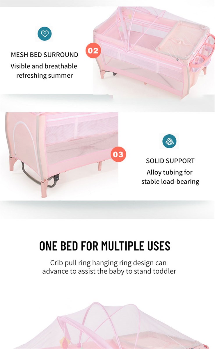 Portable cribs multifunctional