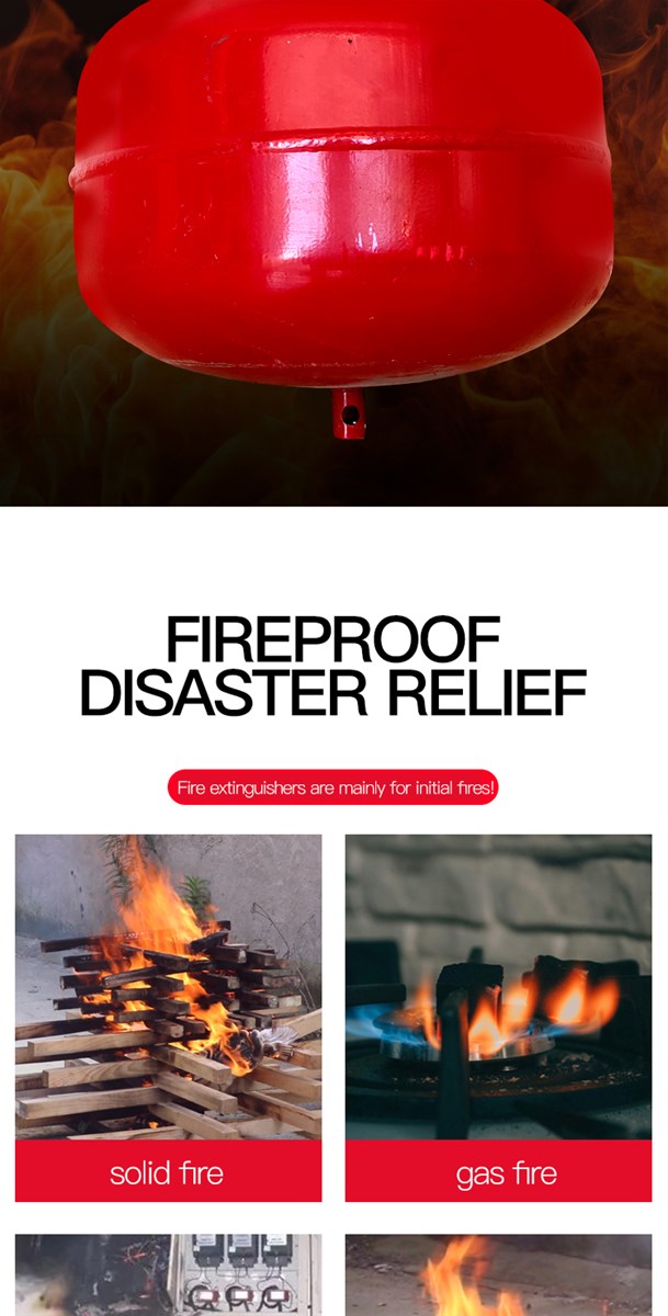 Suspended dry powder extinguisher Ultrafine dry powder extinguishing agent can extinguish fire quickly and effectively