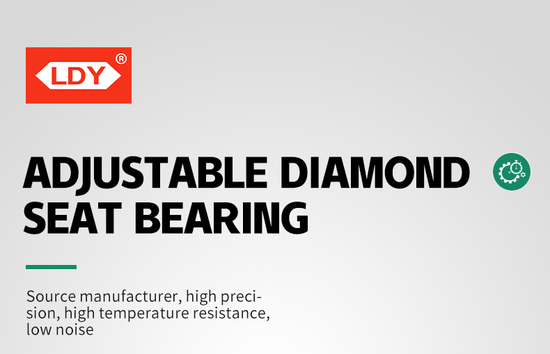Adjustable diamond seat bearing