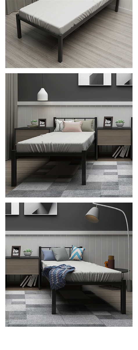 Staff Dormitory Simple Single Bed
