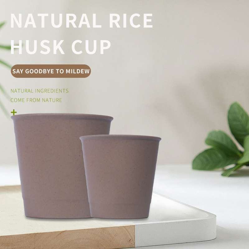 Disposable cups rice husk Rice huskwhite