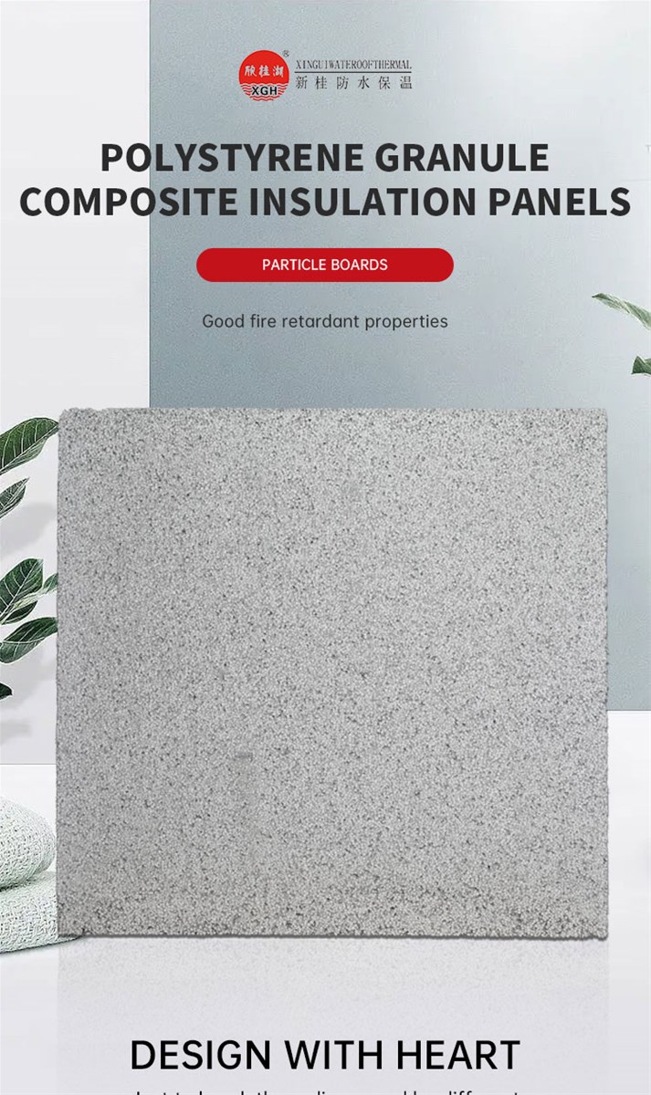 Polystyrene particle composite insulation board particle board insulation material deposit sale