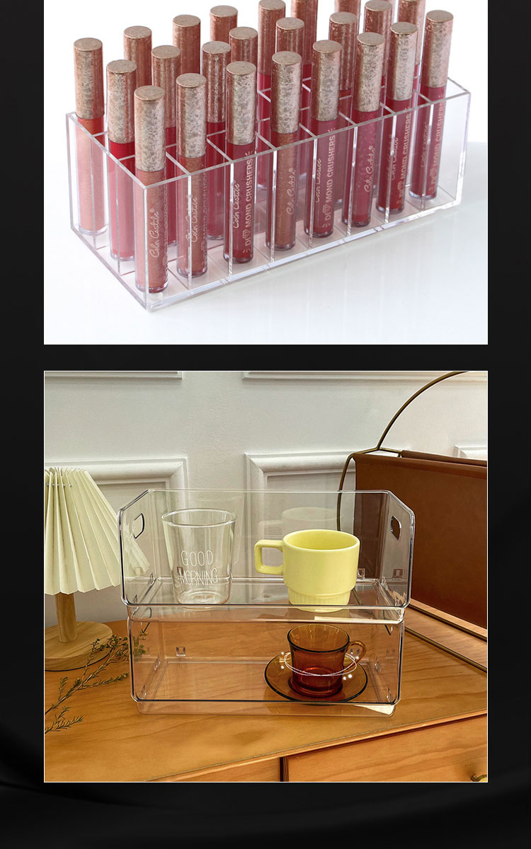 Senchun Acrylic cosmetic display shelf Display shelf cosmetic display Customized products