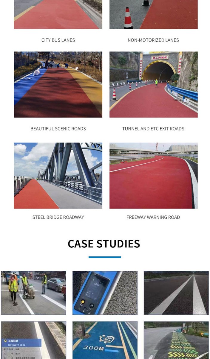 Keyangda Road color antiskid coating color antiskid coating product price for a ton of price Customized product