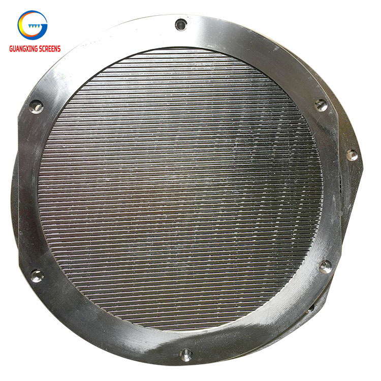 flat panel wedge wire screen for mining machine