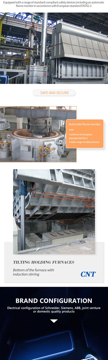 Melting Furnace Tilting Type FixeCustomized Model Please Contact Customer Service In Advance