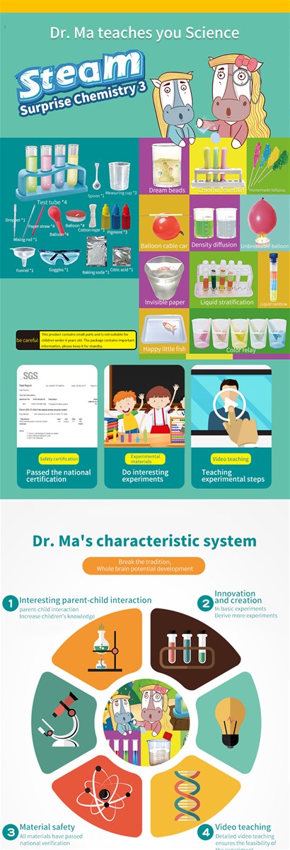 Dr Ma Science experiment Kit toy set