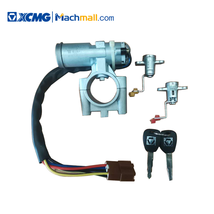 XCMG official crane spare parts left and right door lock cylinder ignition switch assembly