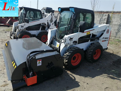 China skid steer attachments bucket sweeper pickup sweeper for skid steer
