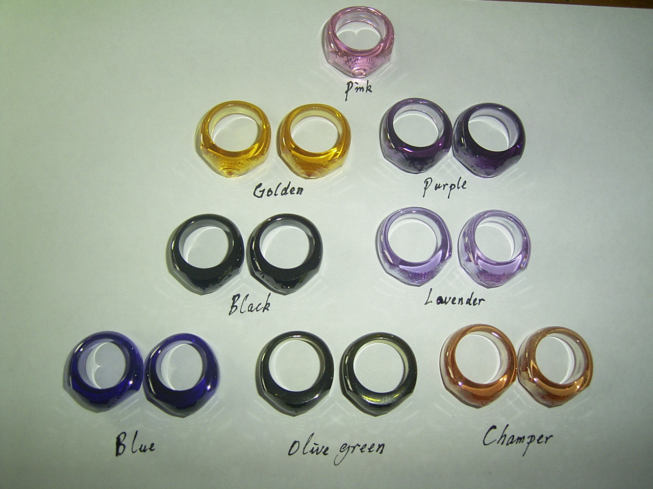 Produce Supply 20mm Cubic Zirconia CZ Rings