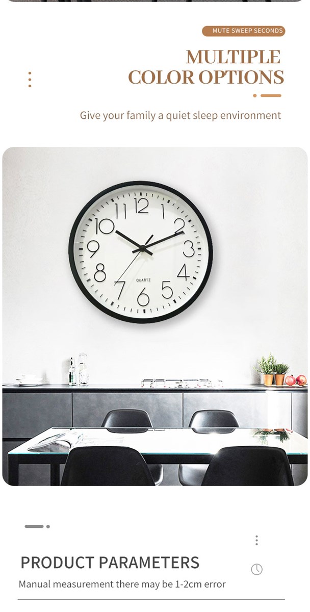 Living room household clock wall clock 6022