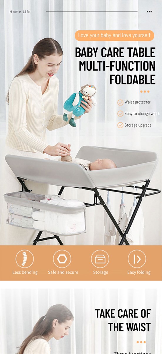 Baby diaper table nursing table support customization