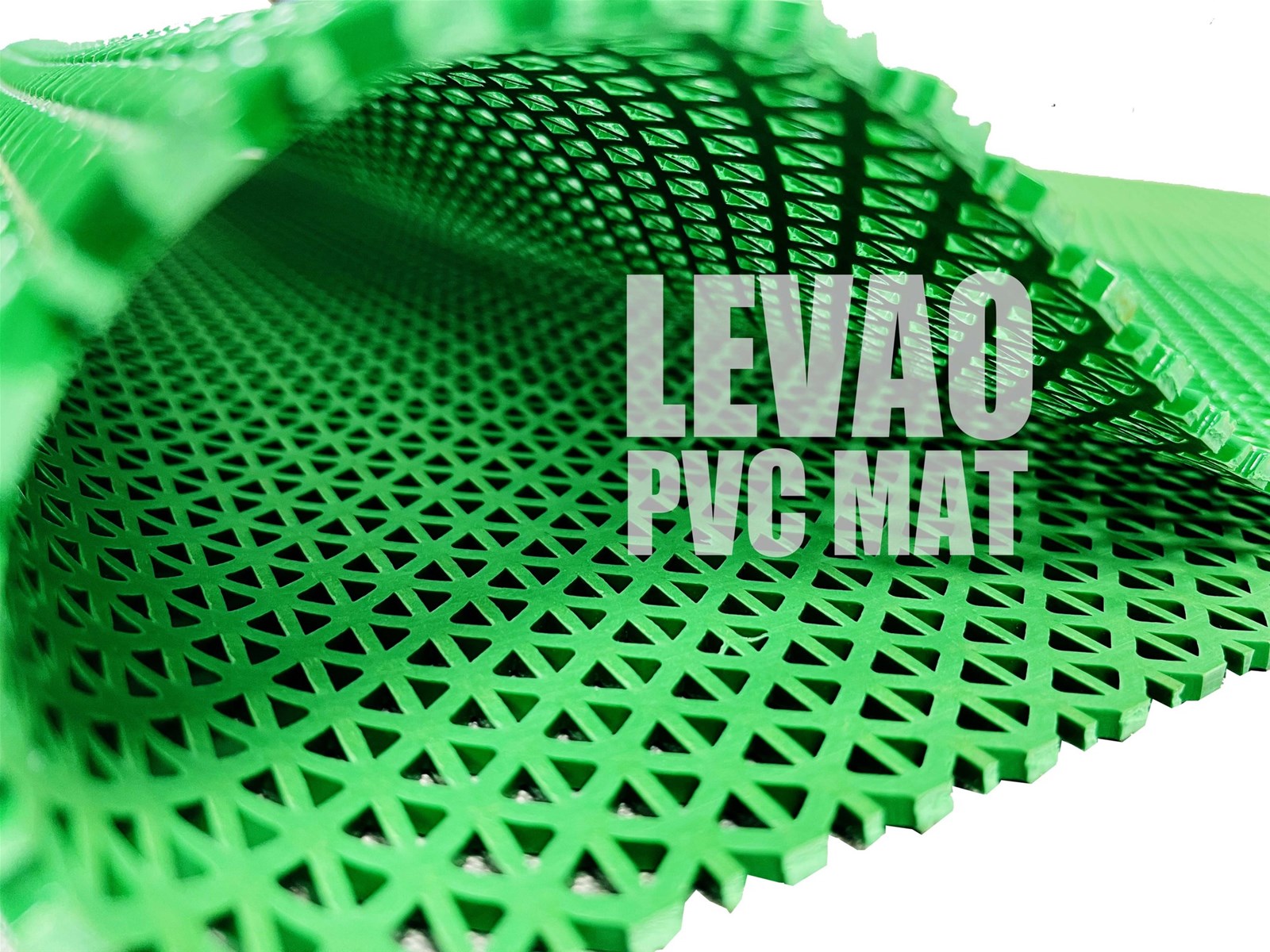 PVC S Type Z Non Slip Waterproof S PVC Hollow Vinyl Matting Zig Zag Mats