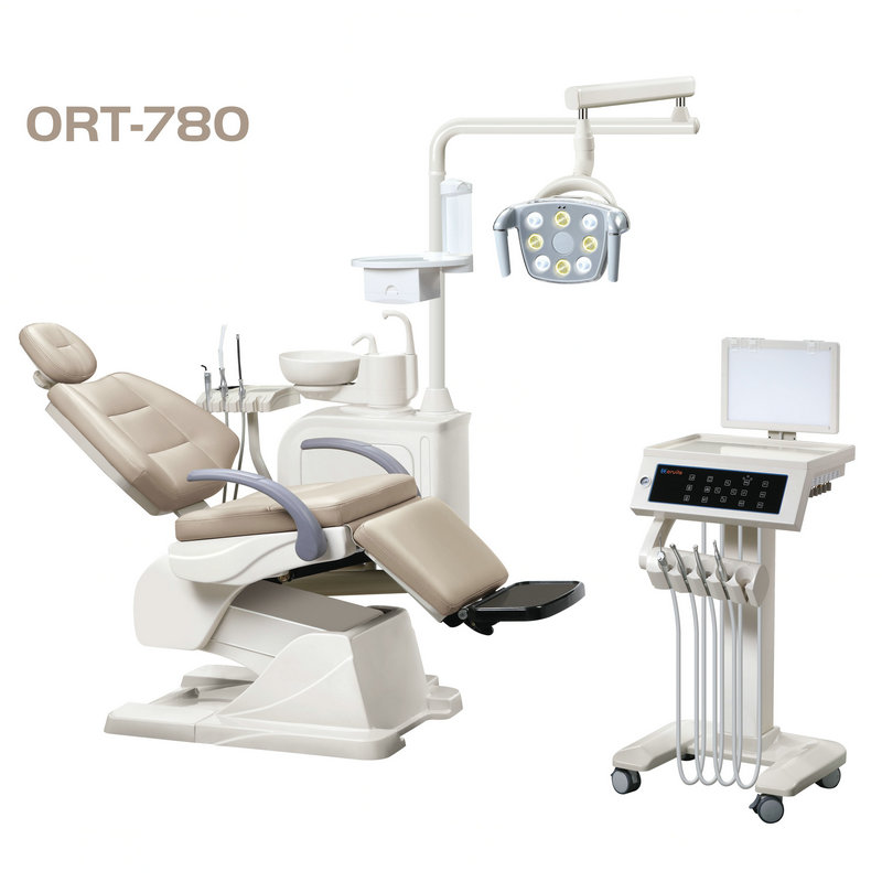 Movable Comfortable Dental Product Dental Chair with Dental Stool
