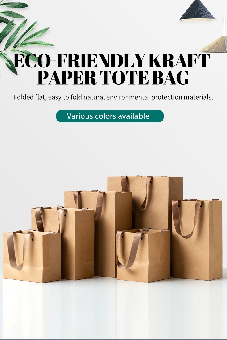 Ecofriendly kraft paper handbag