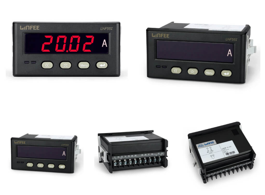 LNF55I LED Display Panel Single Phase Current Digital Ampere Meter