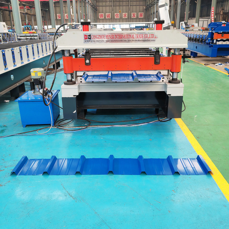 Trapezoid Steel roof tile making machine iron IBR R panel metal roofing roll forming machine