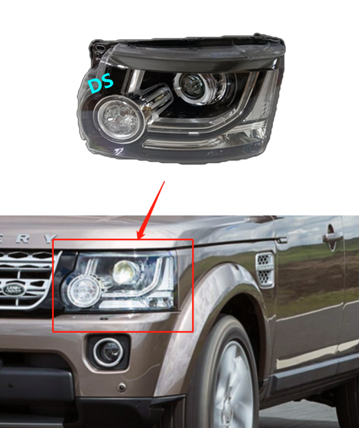 Headlight Headlamp for Land Rover Discovery4 LR4 2014 L319 LR052378 LR052387