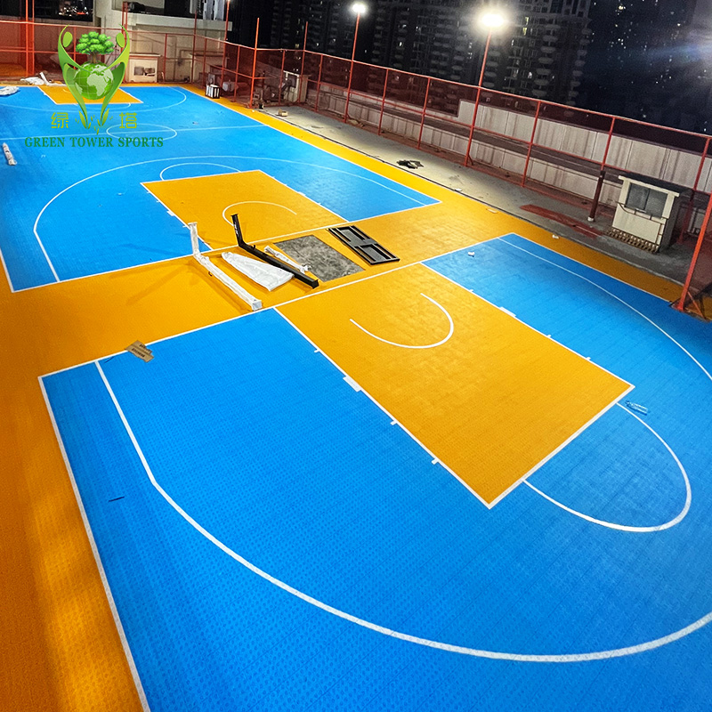 Basketball Interlocking Floor Playground Plastic Floor