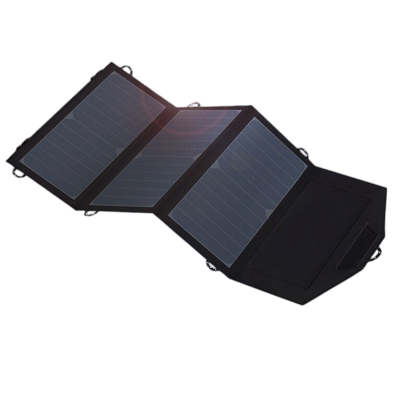 27W solar energy storage power outdoor folding portable highefficiency power generation panel 18V5V output