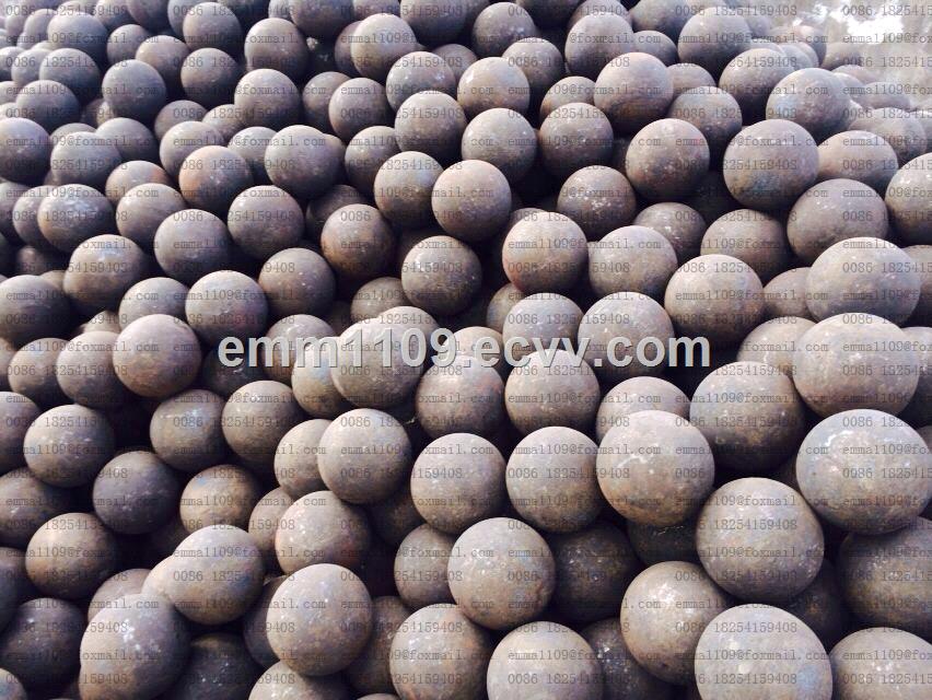 80MM Grinding Steel Balls Forged type Surface Hardness 6065 B2 B3 B6 Materials
