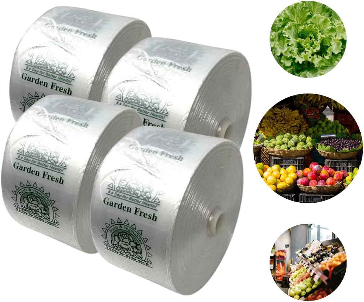 Produce Bag On Roll Vegetable Fruit Storage Packaging