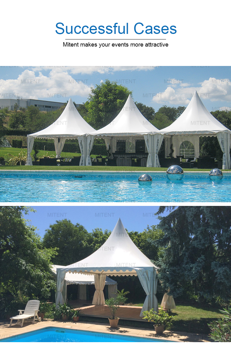 Multiuse Outdoor High Peak Pagoda Tent Wedding Party Marquee