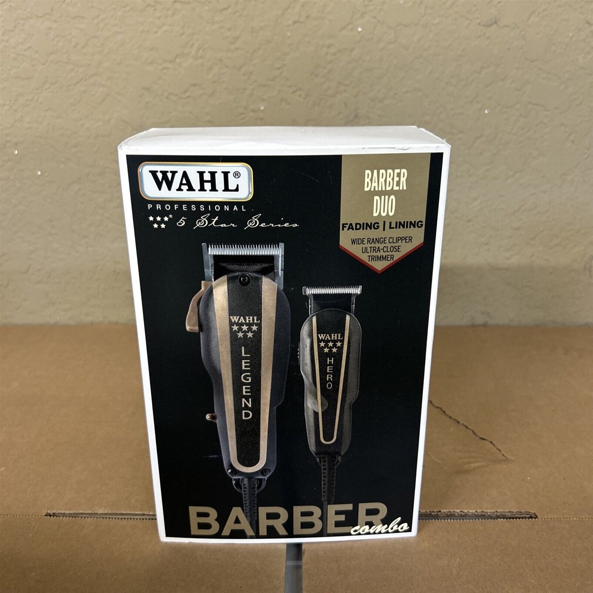 New Wahl 8180 5Star Barber Combo Legend Clipper and Hero Trimmer