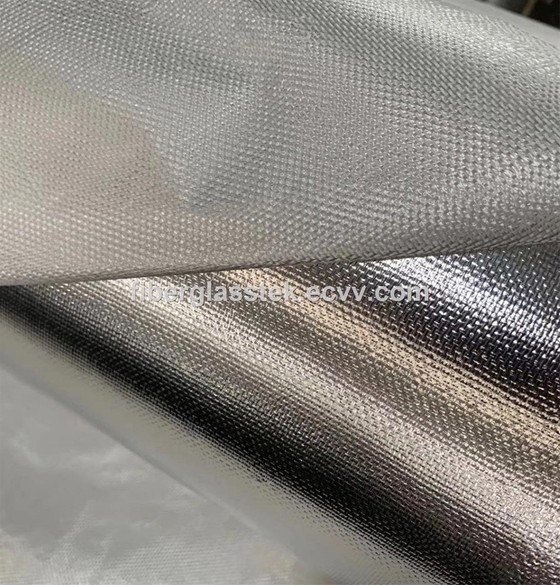 Aluminum Foil Coated Fiberglass Fabric Aluminum Foil Laminated Fiberglass Fabric