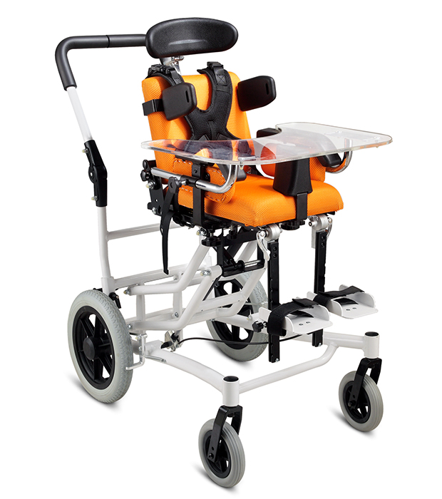 Aluminium frame pediatric wheelchair