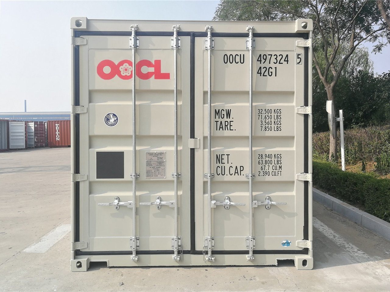 New 40 Foot ISO Standard Hc High Cube 40FT Dry Cargo Shipping Containers for Sale Csc