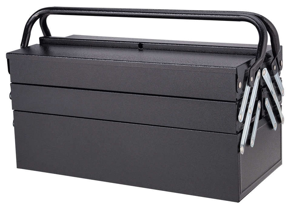 Deli Three-layer Iron Toolbox, dual handles three layers, DL6232 ...