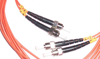 Optical fiber cable Duplex Multimode ST to ST 5M