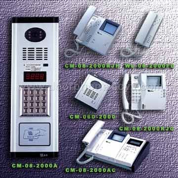 Video door phone for apartment (in network system)