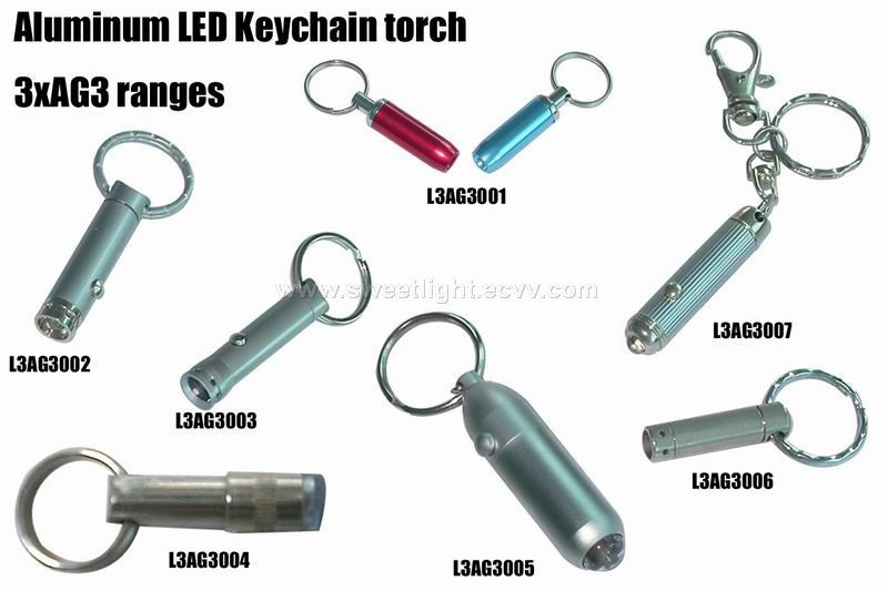 aluminum LED keychain torch, L3AG3 Ranges