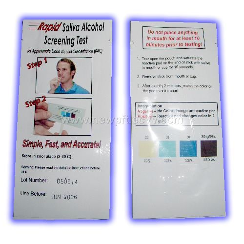 Alcohol Test strip from China Manufacturer, Manufactory, Factory and ...