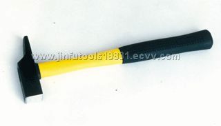 FRENCH-TYPE JOINER HAMMER WITH HALF PLASTIC COATIN