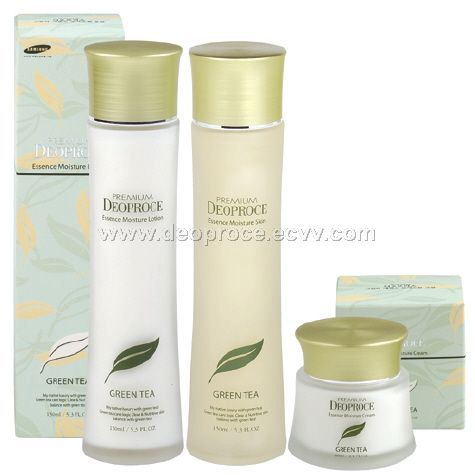 Eco-friendly green-tea based natural cosmetics