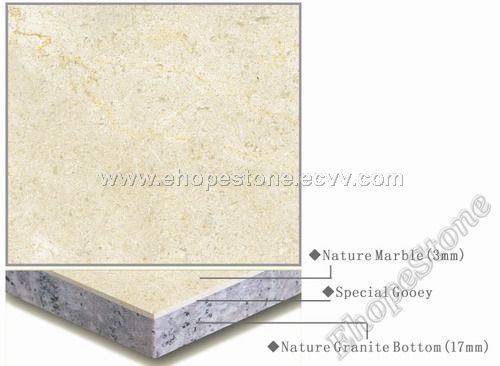Marble + Granite Laminated Tiles / composited pane