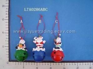Christmas santas with jingle bell