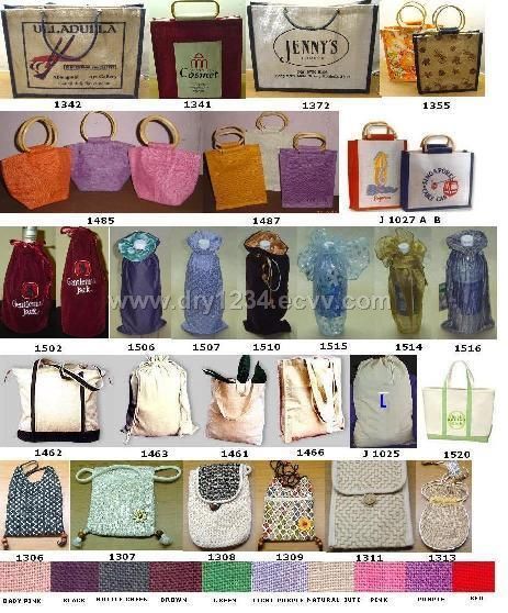 Jute Bags, Canvas Bags, Tote Bags, Velvet Pouch