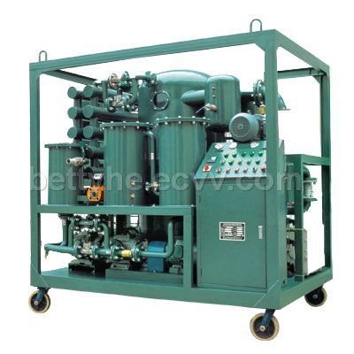 ZYD Two-Stage High Efficient Vacuum Oil Filter / Vacuum Filter Machine