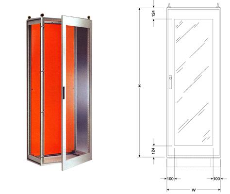 Cabinet With Plexiglass Door