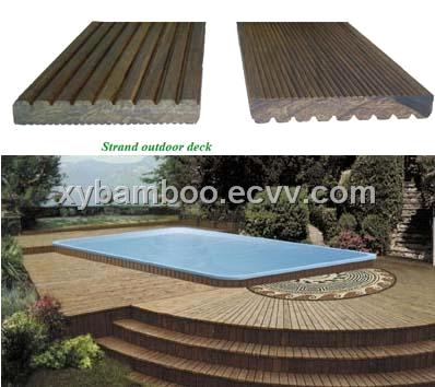 strand woven bamboo outdoor decking