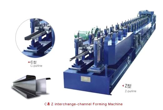 C&Z Changable Roll Forming Machine (CX-CZ 240)