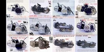 Motorcycles and motorcycle engines