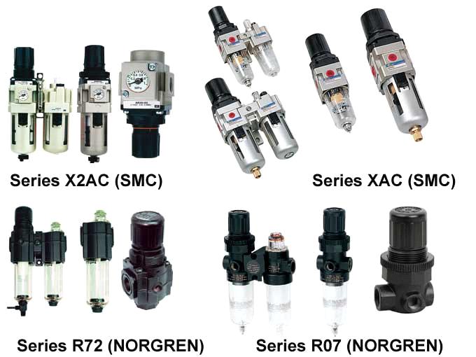 air regulator, air filter, air regulator, FRL, air preparation, air gas pass sieve combination