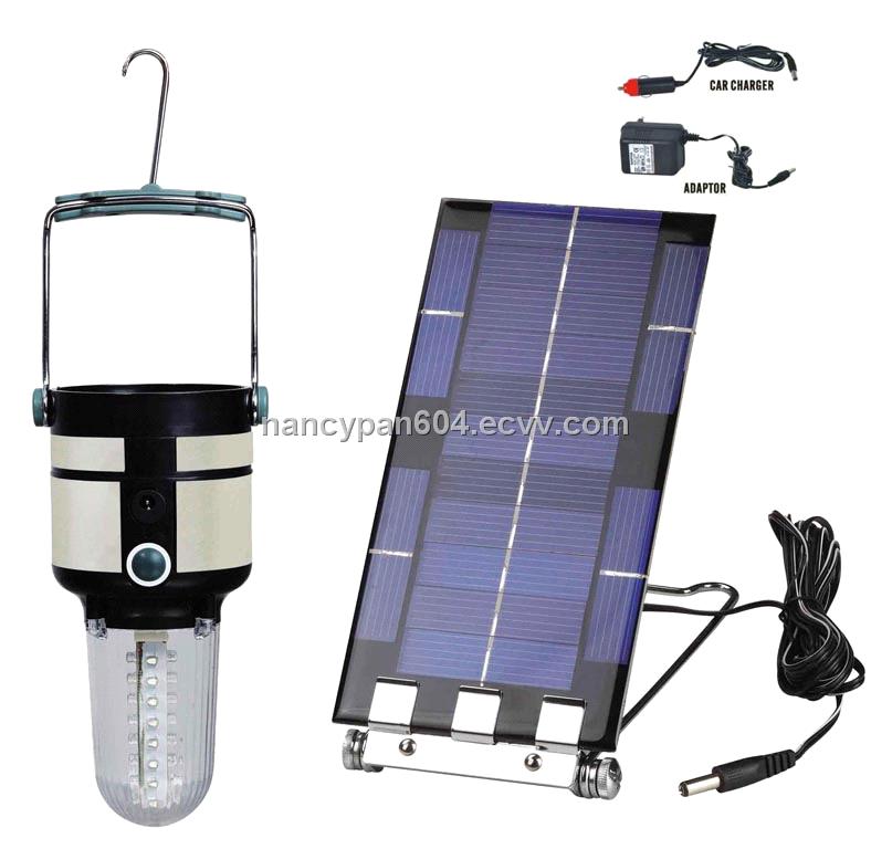 Solar camping light