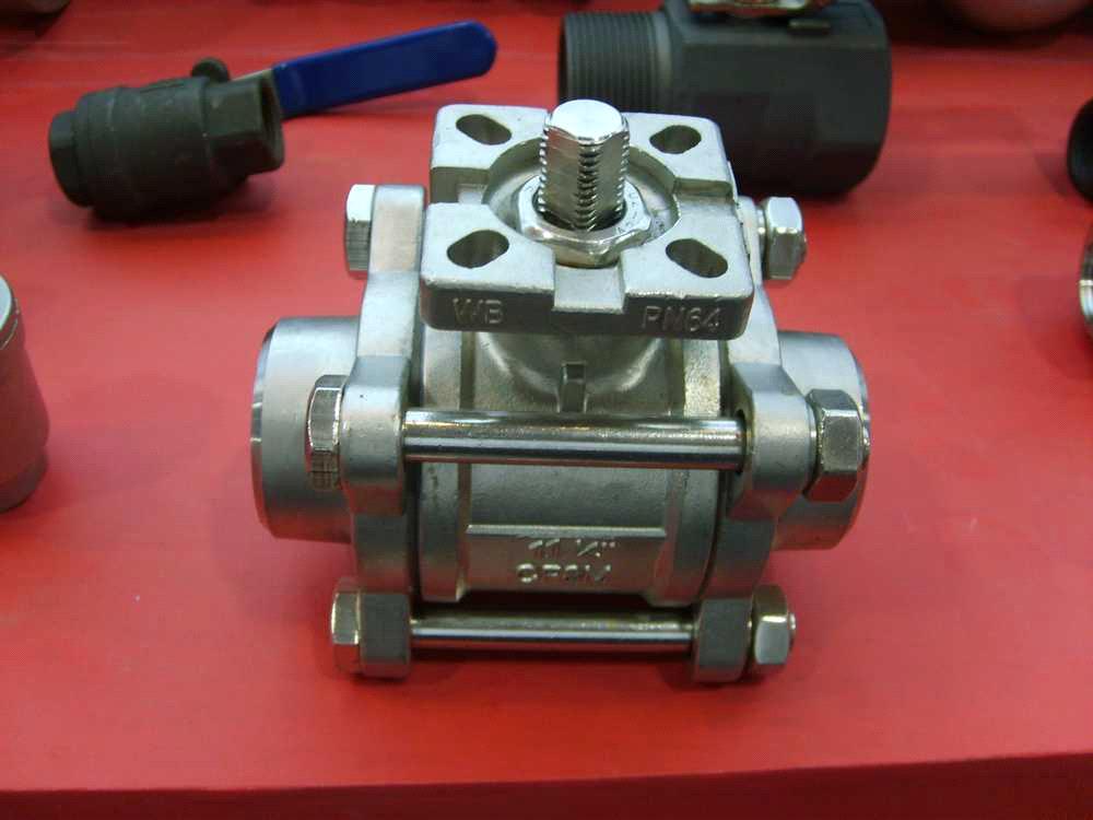 3-PC Body Type Butt-Weld Ball Valve with Mounted Pad (Q61F)